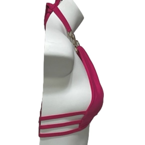 BAHIMI Hot Pink Bikini Size: Top - Small, Bottom - X-Small  NWT - Picture 9 of 16
